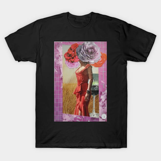 Collage Tarot - 5 of Cups T-Shirt by The Point